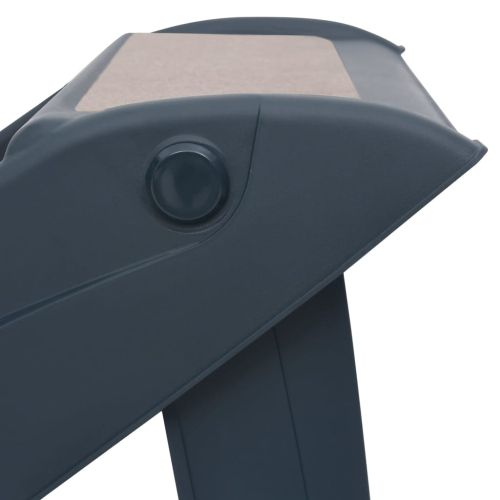 Сгъваема кучешка стълба с 4 стъпала, тъмносива