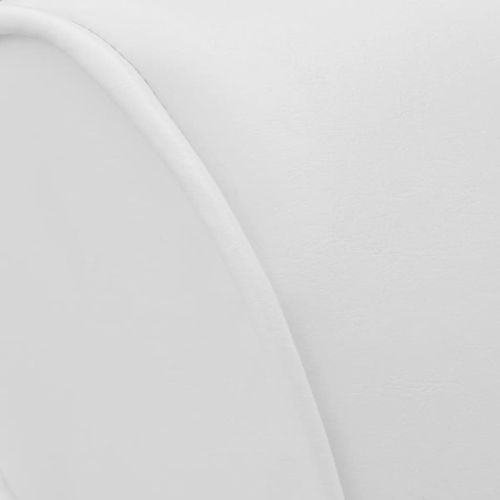 Кушетка, бяла, изкуствена кожа