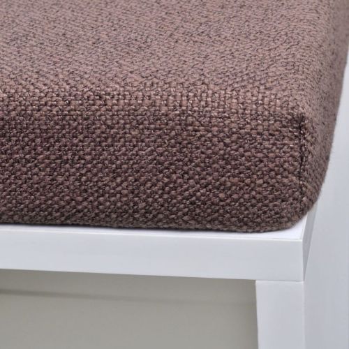 Пейка за съхранение на обувки с 10 отделения, бяла