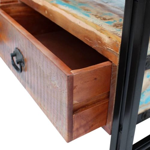 ТВ шкаф, регенерирано дърво масив