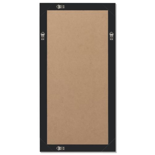 Стенно огледало, бароков стил, 100x50 см, сребристо