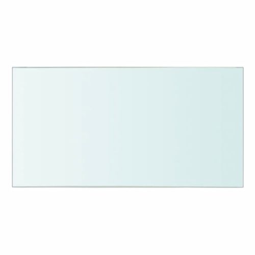 Плоча за рафт, прозрачно стъкло, 30 x 15 см