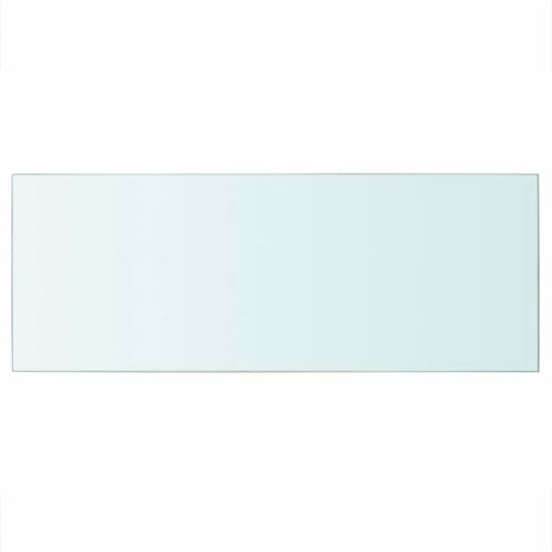 Плоча за рафт, прозрачно стъкло, 60 x 25 см