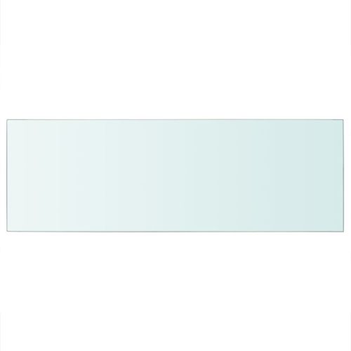 Плоча за рафт, прозрачно стъкло, 70 x 25 см