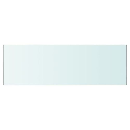 Плоча за рафт, прозрачно стъкло, 90 x 30 см