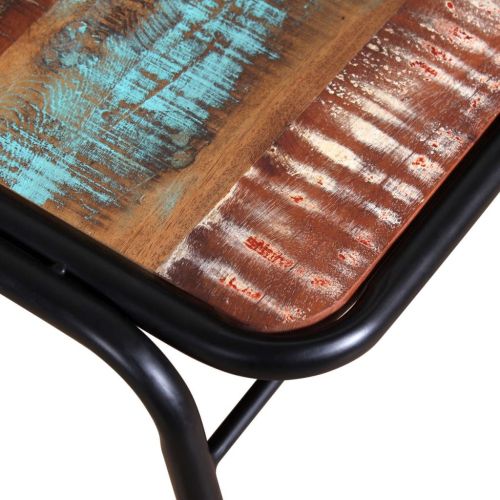 Трапезни столове, 2 бр, регенерирано дърво масив