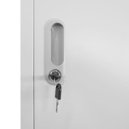 Заключващ се шкаф с 12 отделения, 90x45x180 см