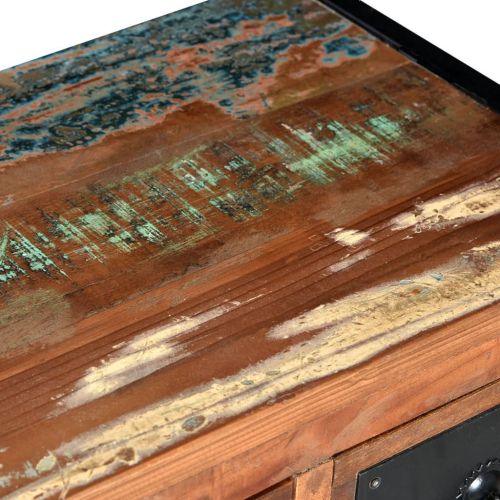 Стойка за вино за 16 бутилки, регенерирана дървесина масив