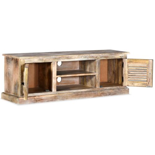 Шкаф за телевизор, мангова дървесина масив