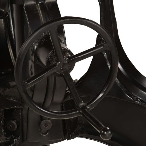 Бар маса, регенерирано дърво масив, 75х(76-110) см