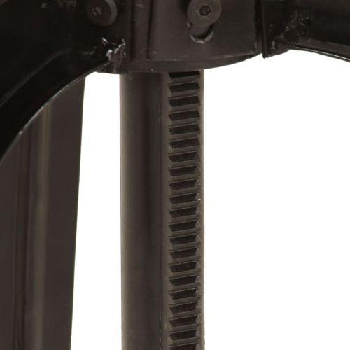 Бар маса, регенерирано дърво масив, 75х(76-110) см