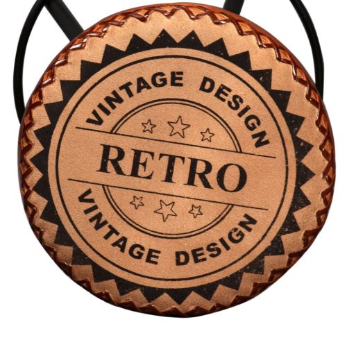 Бар табуретки, 2 бр, естествена кожа