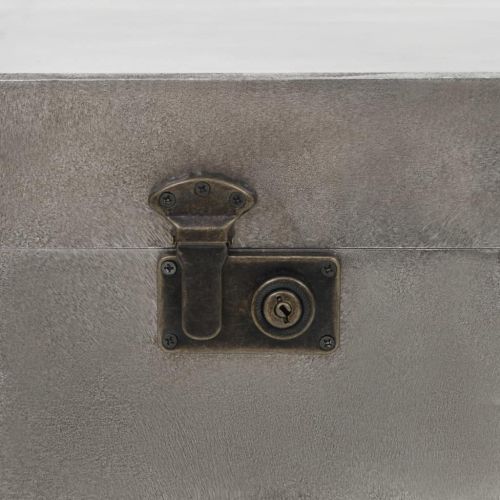 Маса за кафе, МДФ и алуминий, 102x51x47,5 см