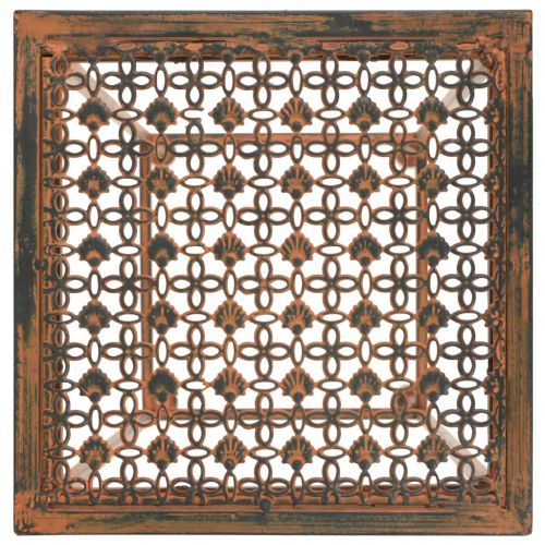 Цветарник, 3 части, винтидж стил, метал, ръждив цвят