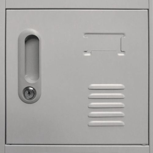 Заключващ се шкаф с 18 отделения, метал, 90x40x180 см