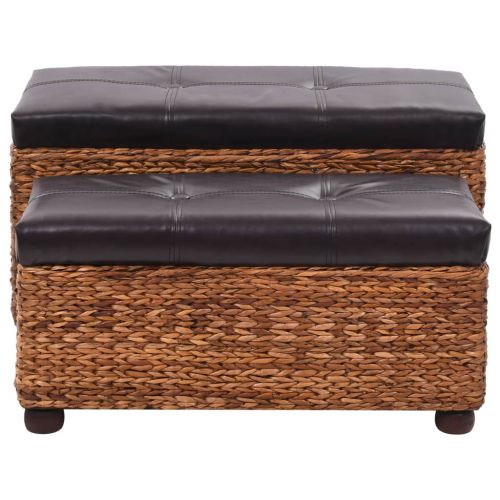 Комплект от 2 пейки, морска трева, кафяви