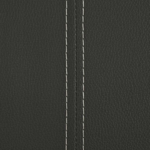 Конзолни трапезни столове, 4 бр, сиви, изкуствена кожа