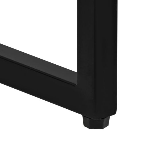 Бар комплект, 3 части, регенерирано дърво, естествена козя кожа