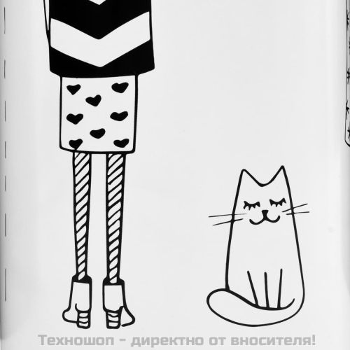 Поставка за чадъри "Жени", бяла