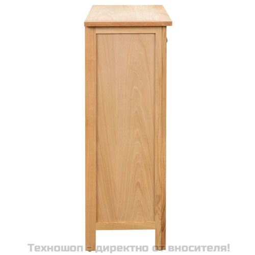 Шкаф за вино, 72x32x90 см, дъбов масив