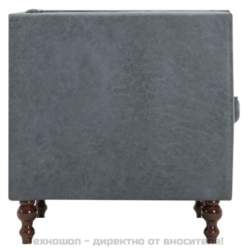 Фотьойл, сив, текстил