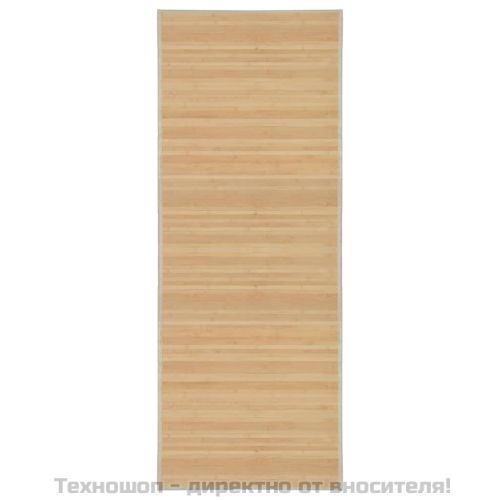 Бамбуков килим, 80x200 см, естествен цвят
