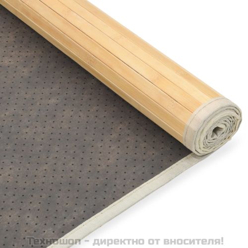 Бамбуков килим, 80x200 см, естествен цвят