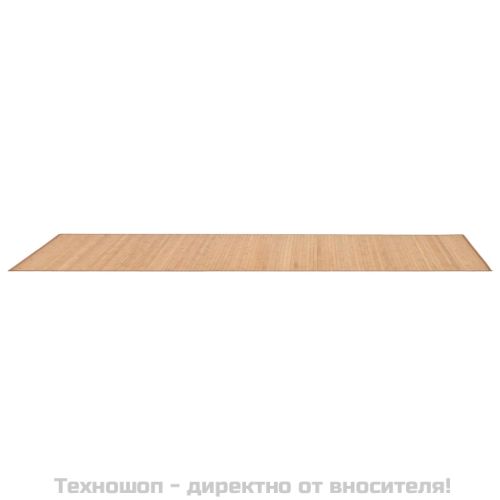 Бамбуков килим, 80x300 см, кафяв