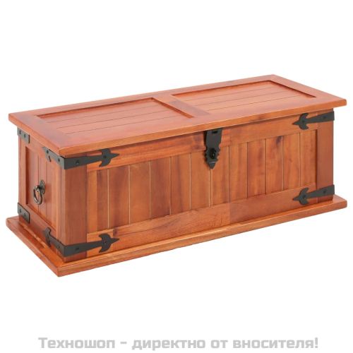 Сандъци за съхранение, 3 бр, акация масив