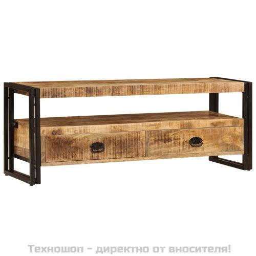 ТВ шкаф, 120x35x45 см, мангово дърво масив