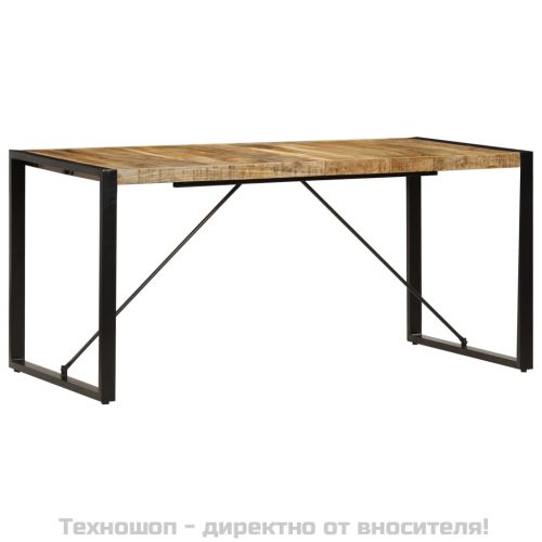 Трапезна маса, 160x80x75 см, мангово дърво масив