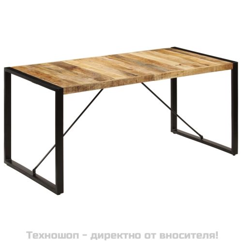 Трапезна маса, 160x80x75 см, мангово дърво масив