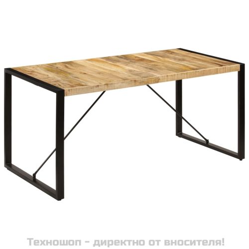 Трапезна маса, 160x80x75 см, мангово дърво масив