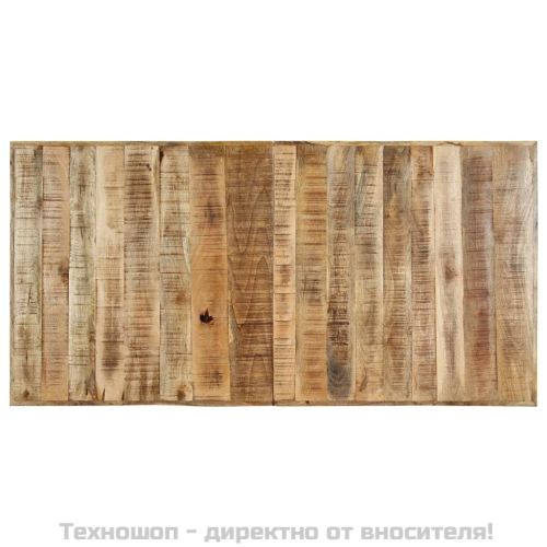 Трапезна маса, 160x80х75 cм, грубо мангово дърво масив