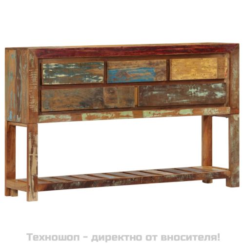 Бюфет, 120x30x75 см, регенерирано дърво масив