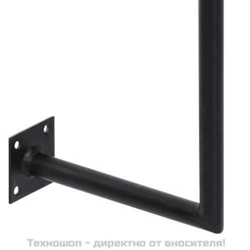 Бюро за стена, 90x40x170 см, акациево дърво масив