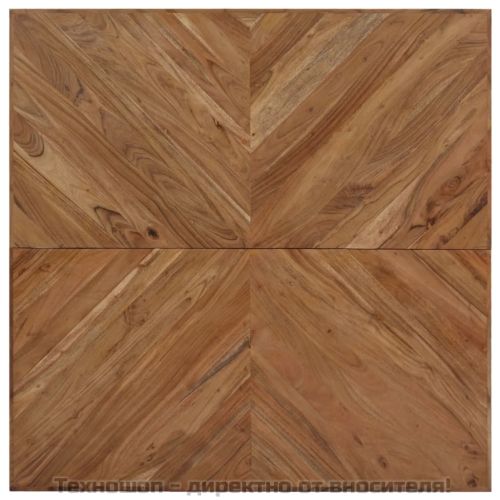 Маса за кафе, 110x110x36 см, акациево дърво масив