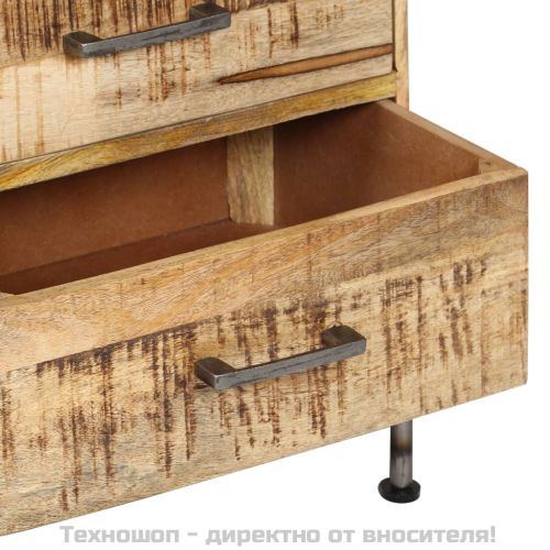 Шкаф с чекмеджета, 45x35x106 см, мангово дърво масив