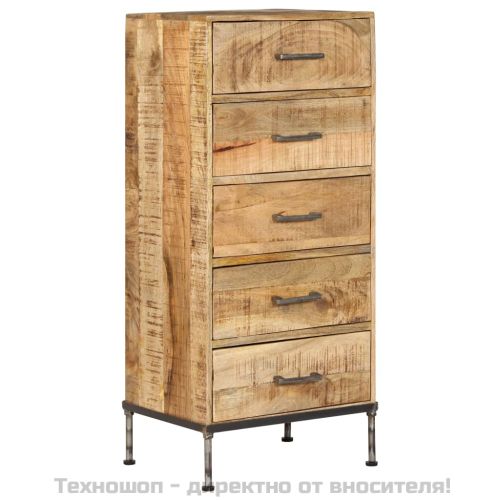 Шкаф с чекмеджета, 45x35x106 см, мангово дърво масив