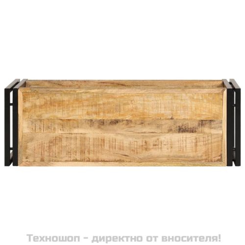 ТВ шкаф, 90x30x40 см, мангово дърво масив