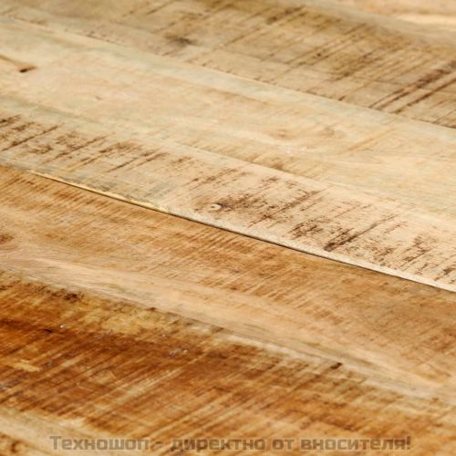 Трапезна маса, 140x70x75 cм, грубо мангово дърво масив