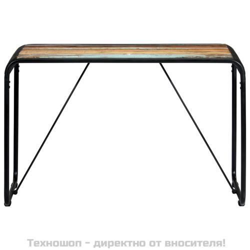 Трапезна маса, 118x60x76 cм, регенерирано дърво масив