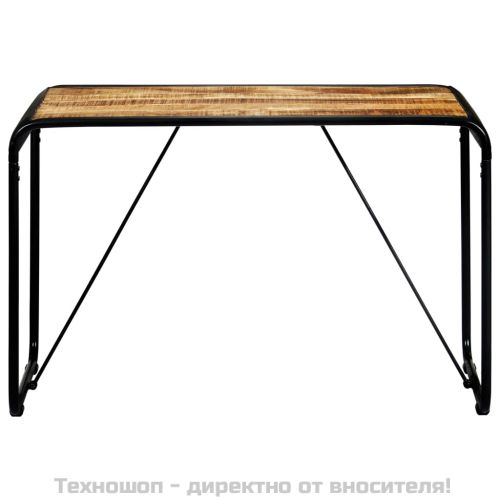 Трапезна маса, 118x60x76 cм, грубо мангово дърво масив