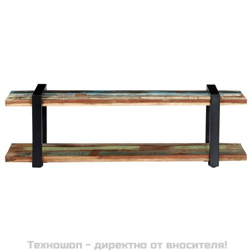 ТВ шкаф, 130x40x40 см, регенерирано дърво масив