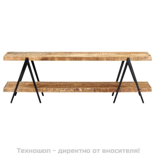ТВ шкаф, 160x40x50 см, мангово дърво масив