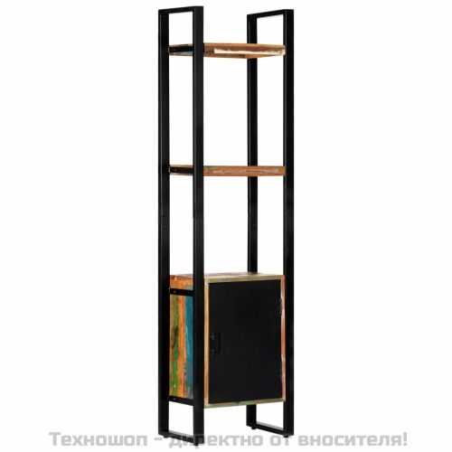 Етажерка за книги, 45x30x171 см, регенерирано дърво масив