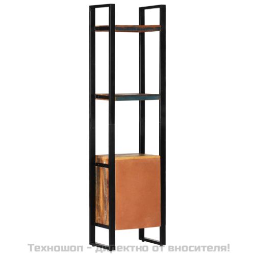 Етажерка за книги, 45x30x171 см, регенерирано дърво масив