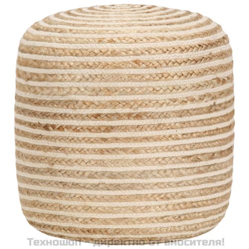 Ръчно изработен пуф, 40x45 см, юта