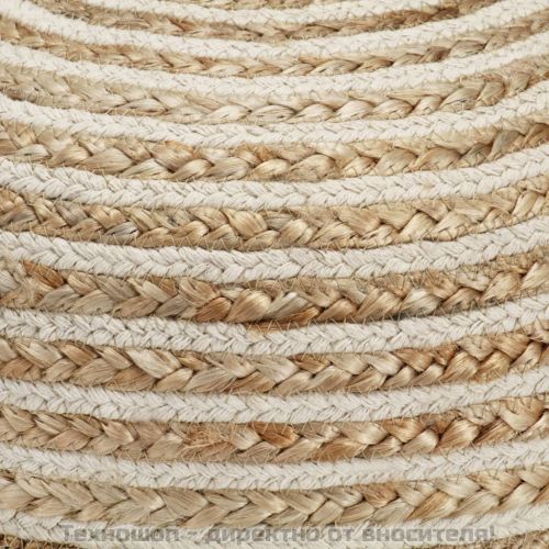 Ръчно изработен пуф, 40x45 см, юта