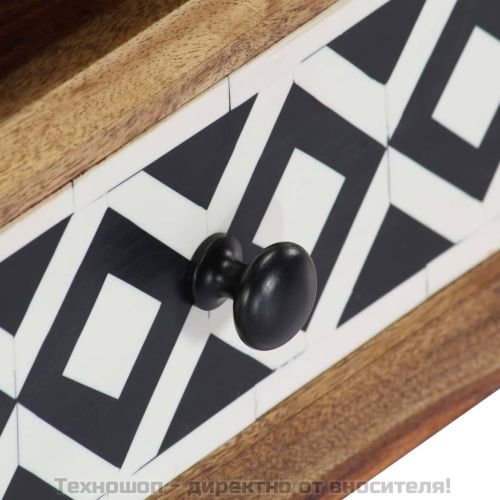 ТВ шкаф, 120x30x40 cм, акациево дърво масив